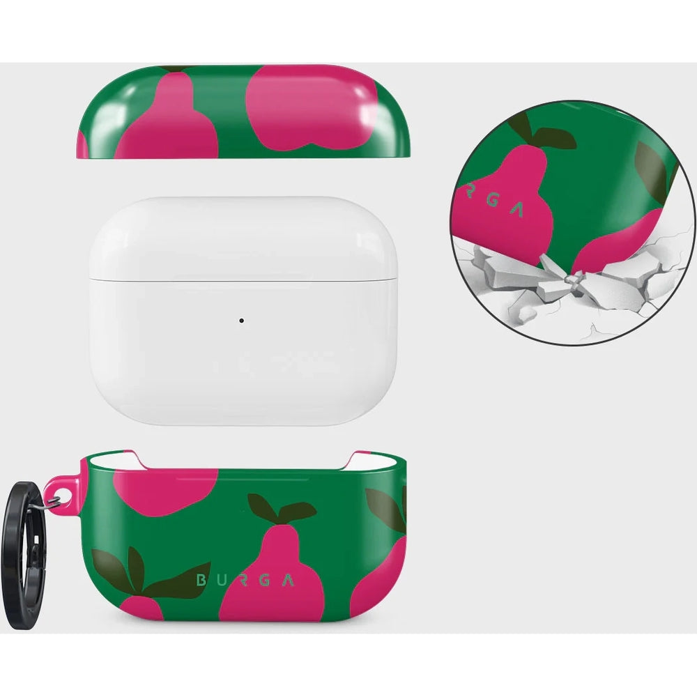 Schutzhülle für AirPods Pro 2, Burga Refresco, Grün-rosa