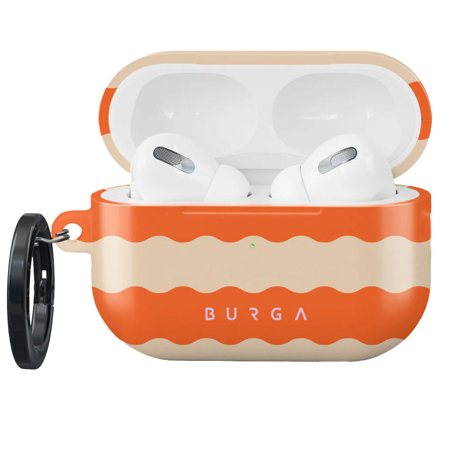 Schutzhülle für AirPods Pro 2, Burga Papaya, Orange-beige