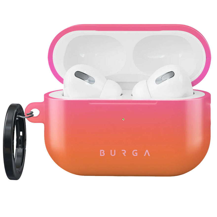 Schutzhülle für AirPods Pro 2, Burga Sunset Club, Orange-rosa