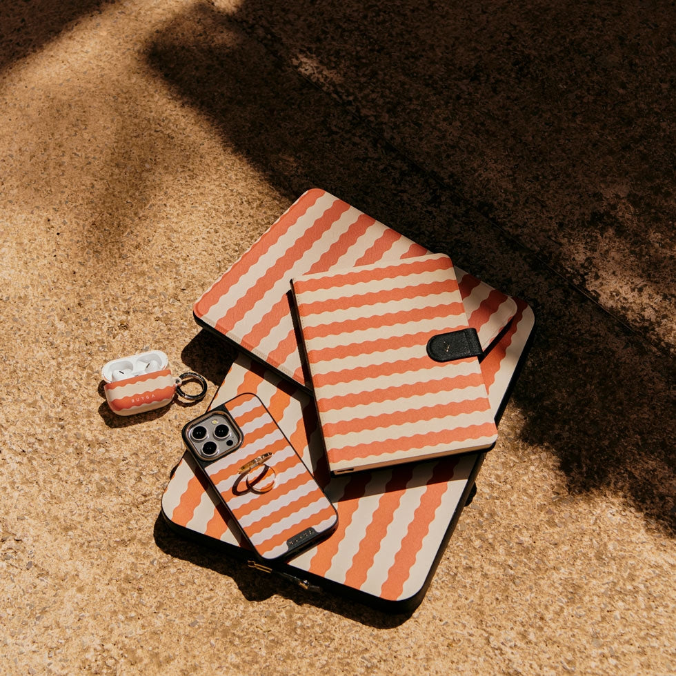 Schutzhülle für AirPods Pro 3, Burga Papaya, Orange-beige