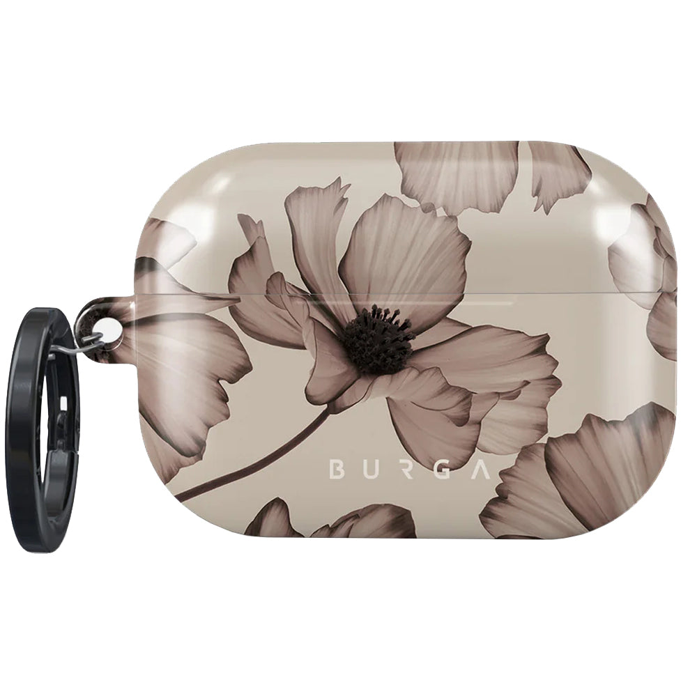 Schutzhülle für AirPods Pro 2, Burga Barely Yours, Beige mit Blumenmuster