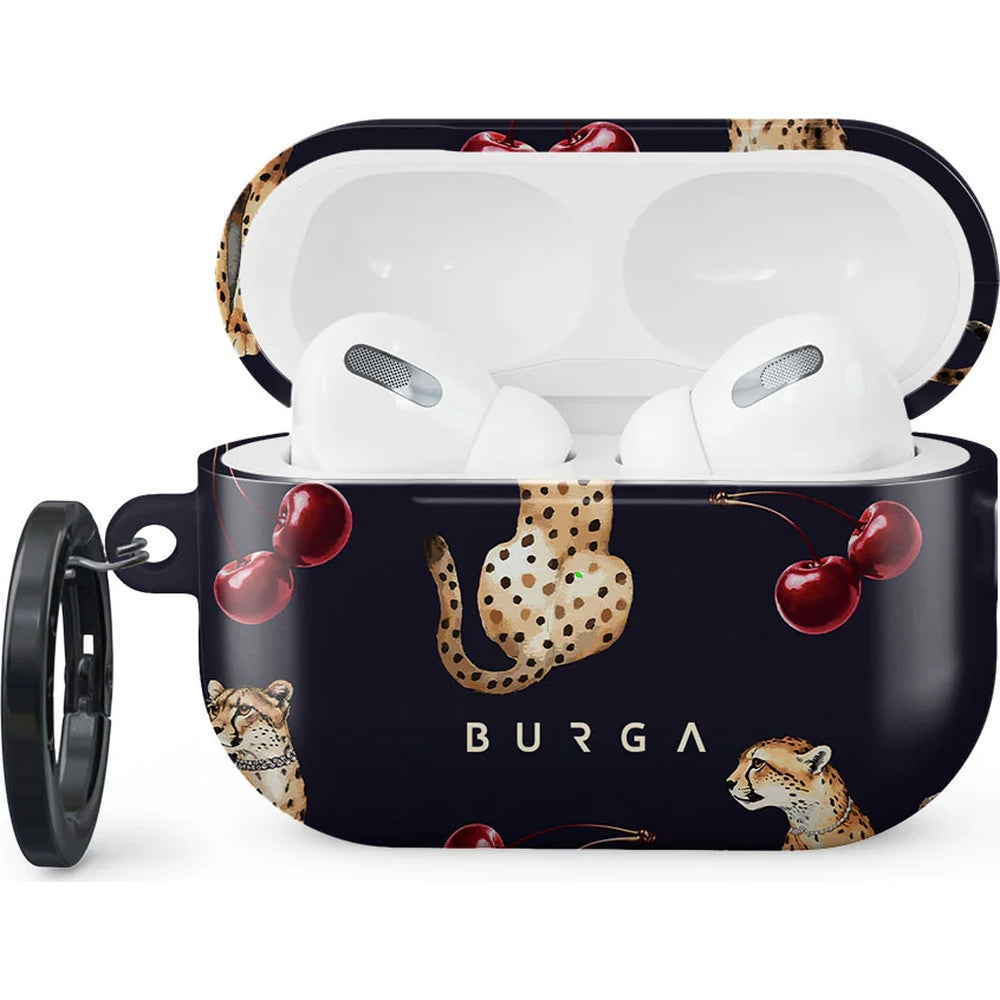 Schutzhülle für AirPods Pro 2, Burga Cougar , Dunkelblau mit Muster