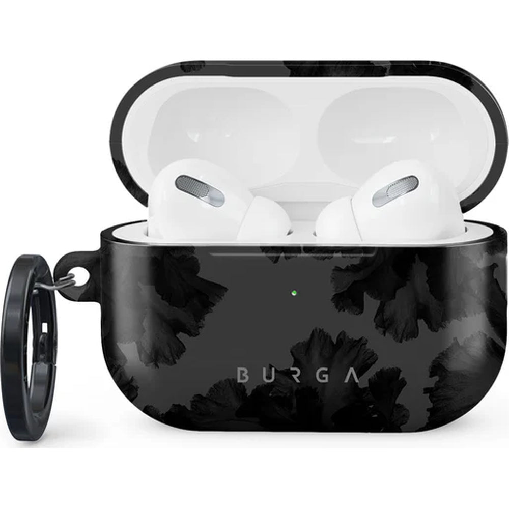 Schutzhülle für AirPods Pro 2, Burga Nocturnal, Schwarz