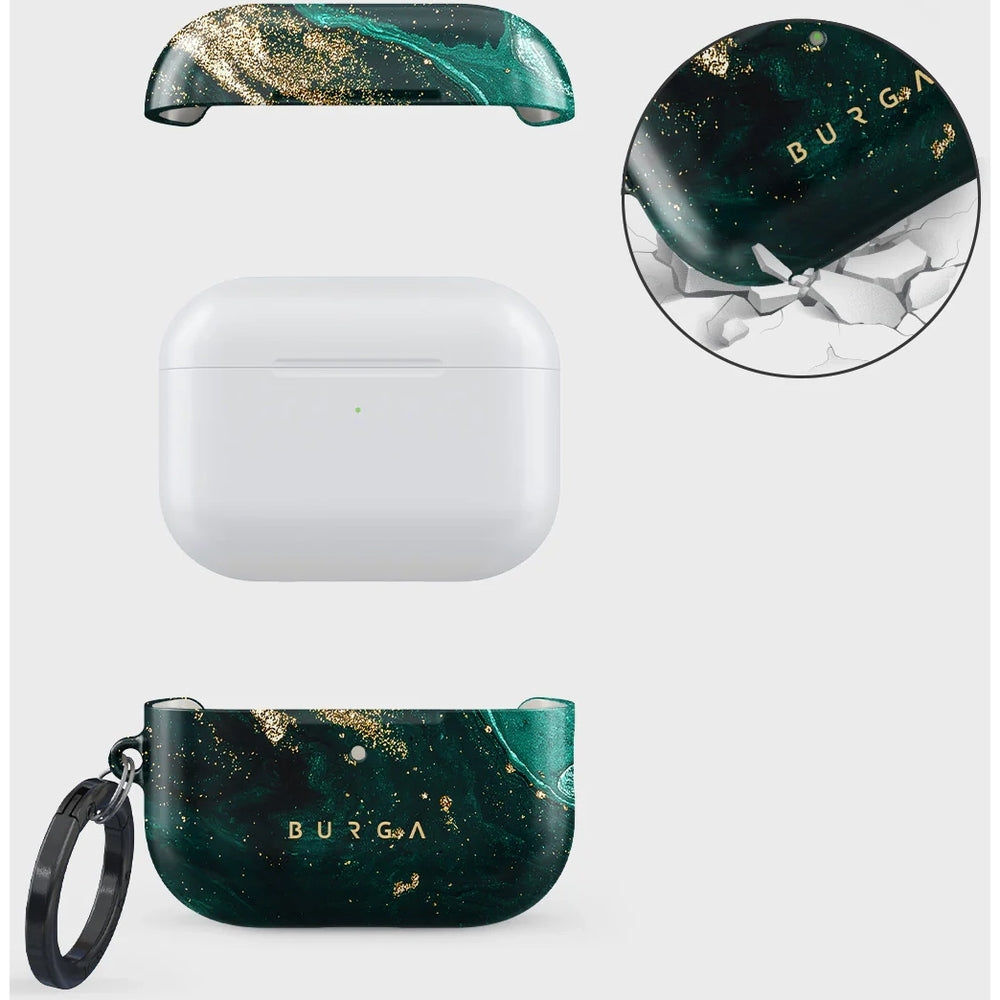 Schutzhülle für AirPods Pro 3, Burga Emerald Pool Tough, Mehrfarbig Marine