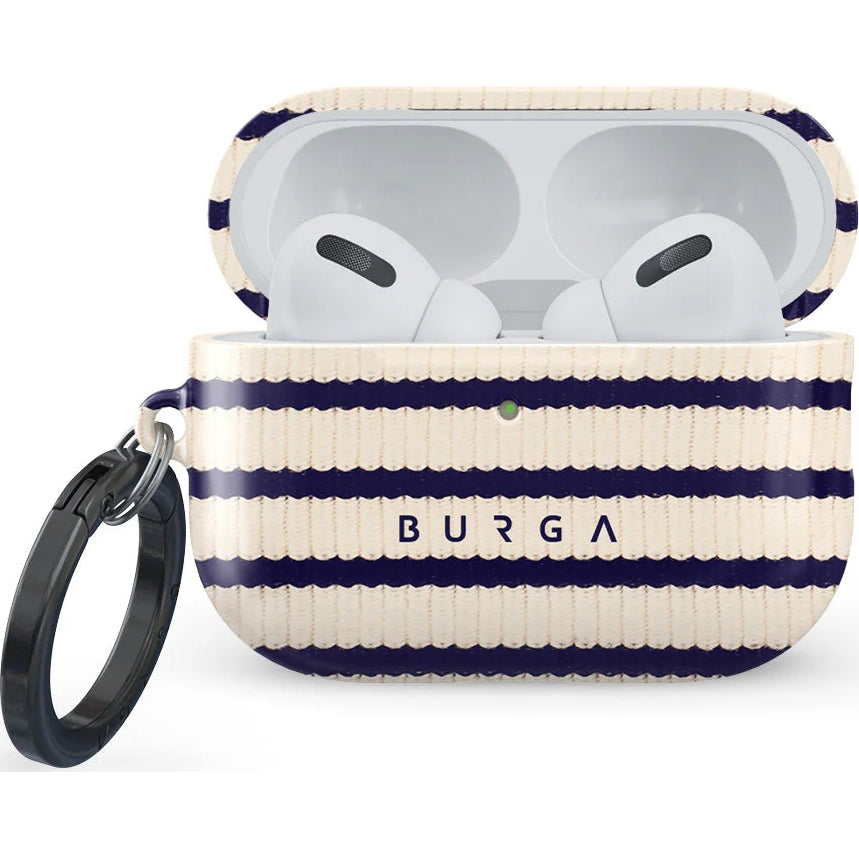 Schutzhülle für AirPods Pro 3, Burga Old Money, Beige gestreift