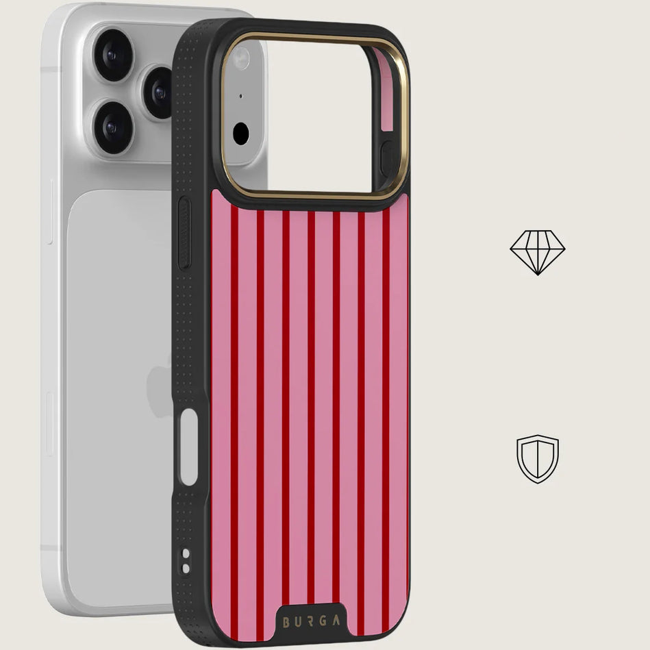 Handyhülle für iPhone 17 Pro Max, Burga Elite Dark MagSafe, Favorite Bikini Gold