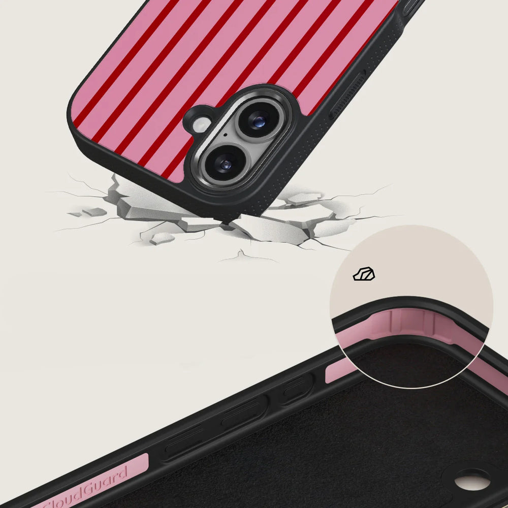 Handyhülle für iPhone 17, Burga Elite Dark MagSafe, Favorite Bikini Gunmetal
