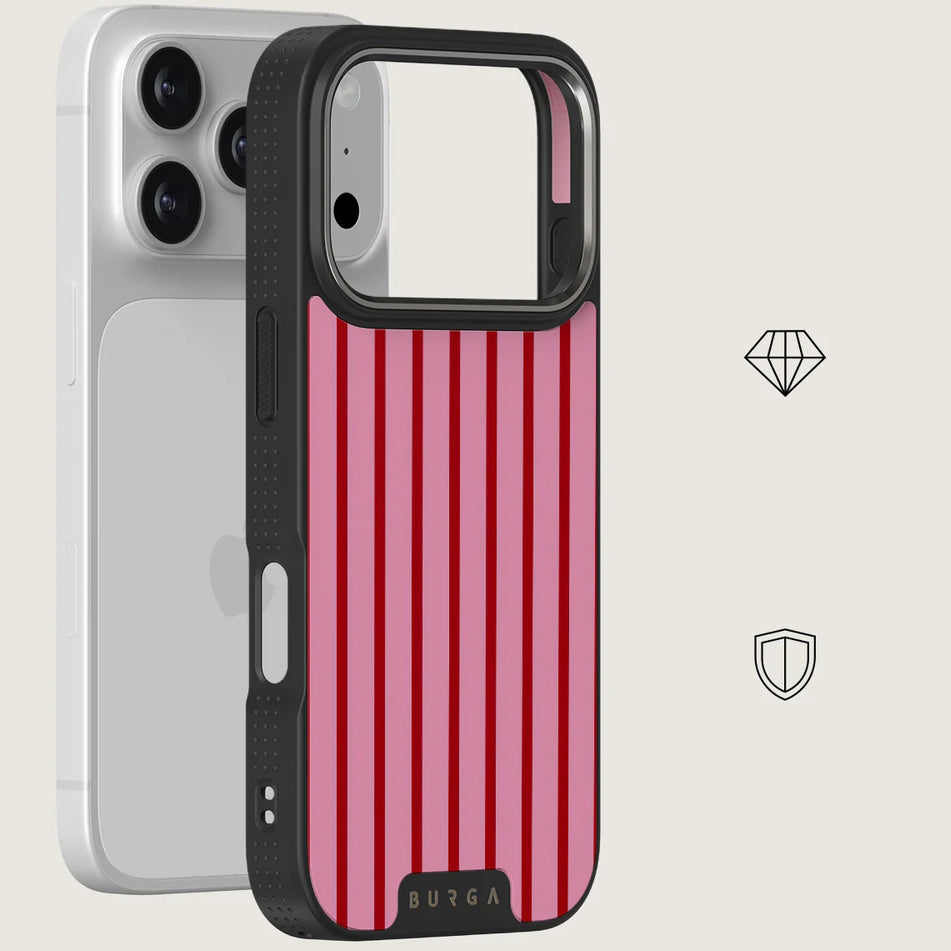 Handyhülle für iPhone 17 Pro, Burga Elite Dark MagSafe, Favorite Bikini Gunmetal