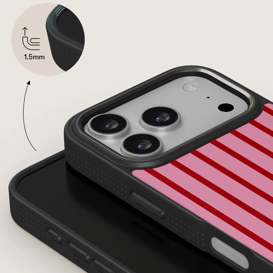 Handyhülle für iPhone 17 Pro, Burga Elite Dark MagSafe, Favorite Bikini Gunmetal