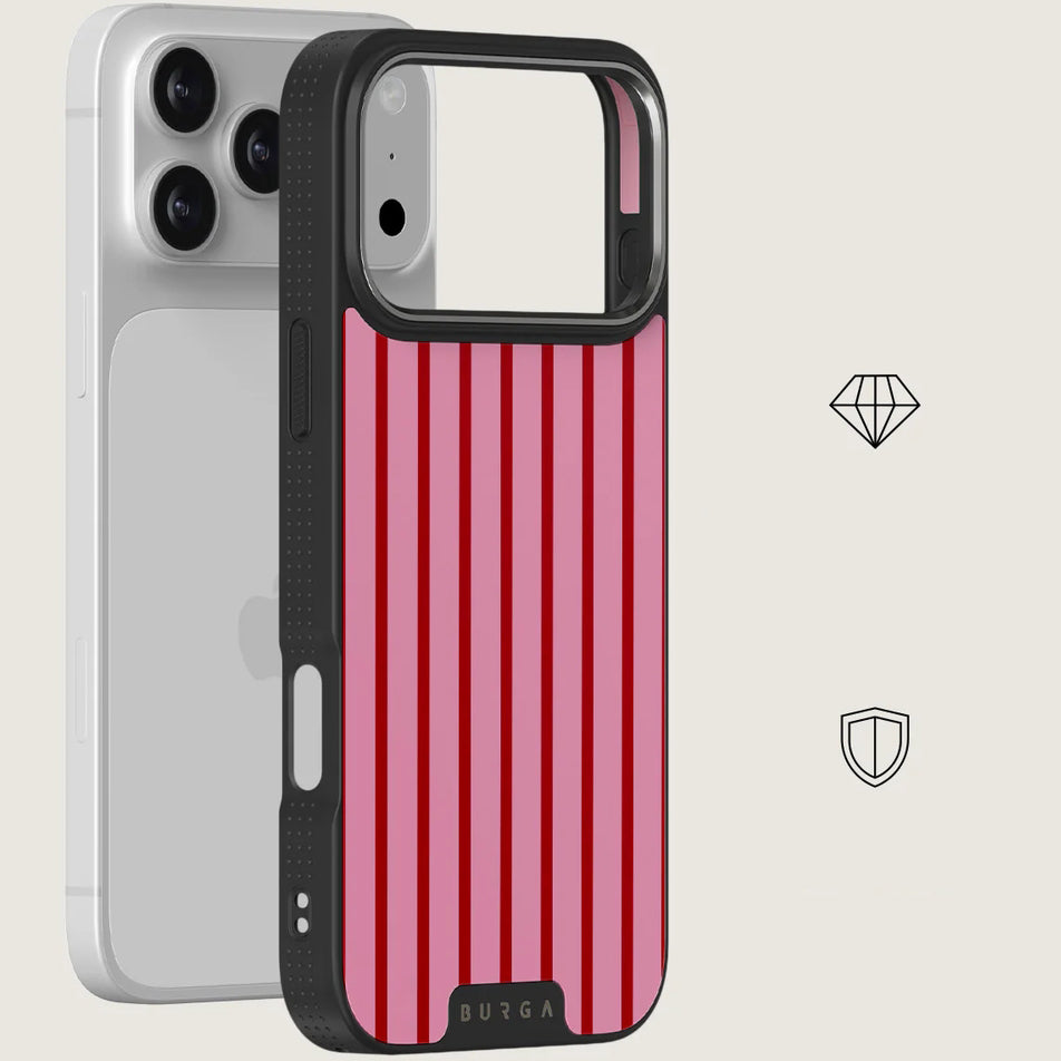 Handyhülle für iPhone 17 Pro Max, Burga Elite Dark MagSafe, Favorite Bikini Gunmetal