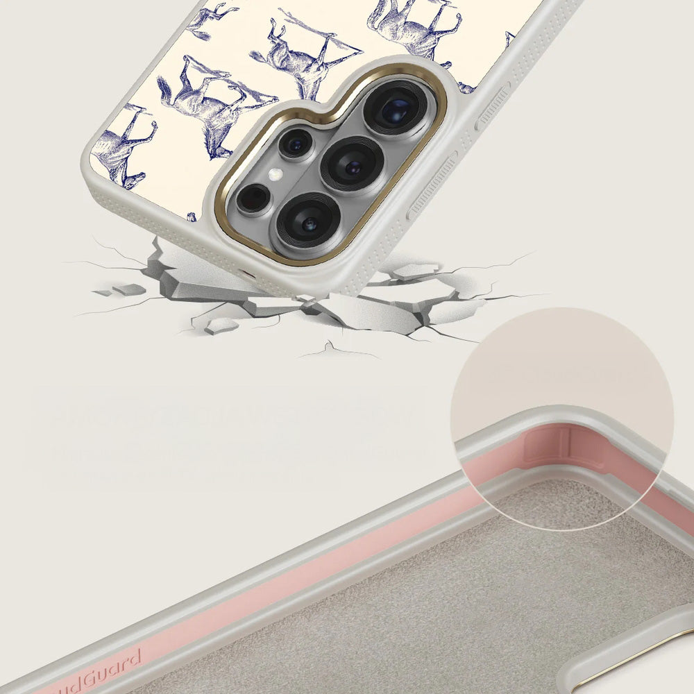Handyhülle für Galaxy S26 Ultra, Burga Elite Light MagSafe, Derby Race Gold
