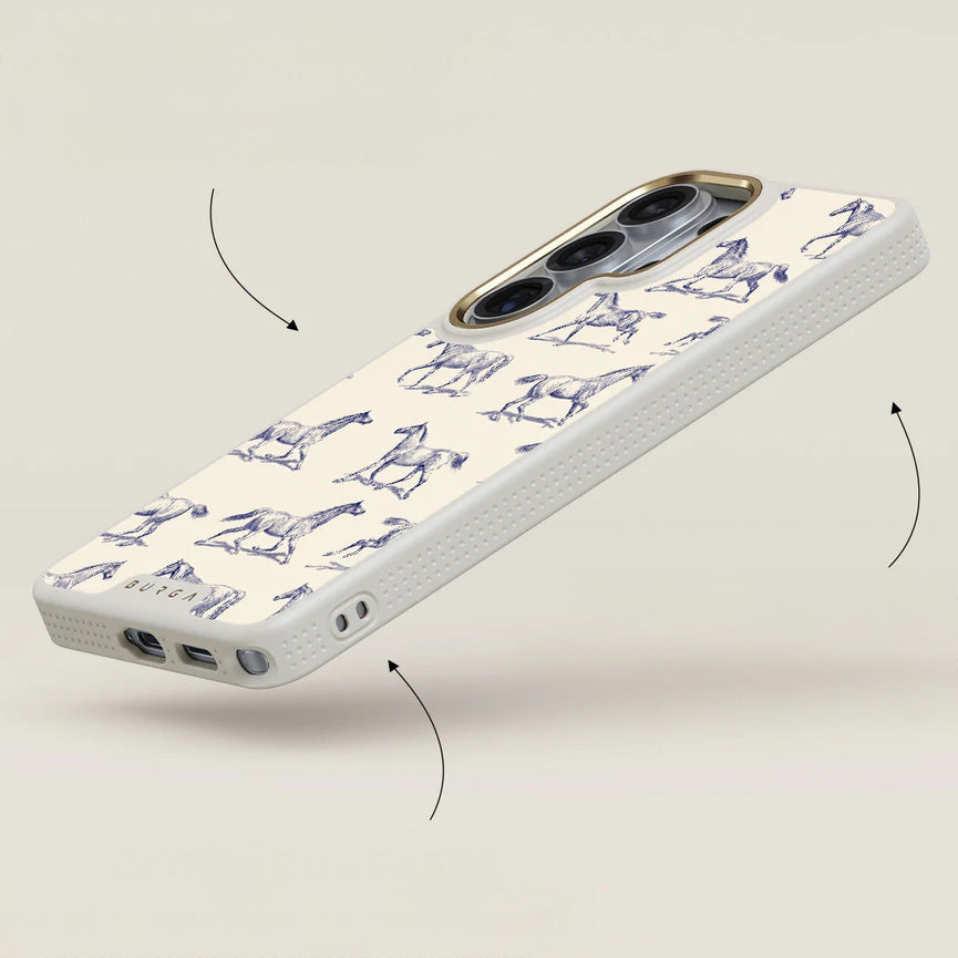Handyhülle für Galaxy S26 Ultra, Burga Elite Light MagSafe, Derby Race Gold