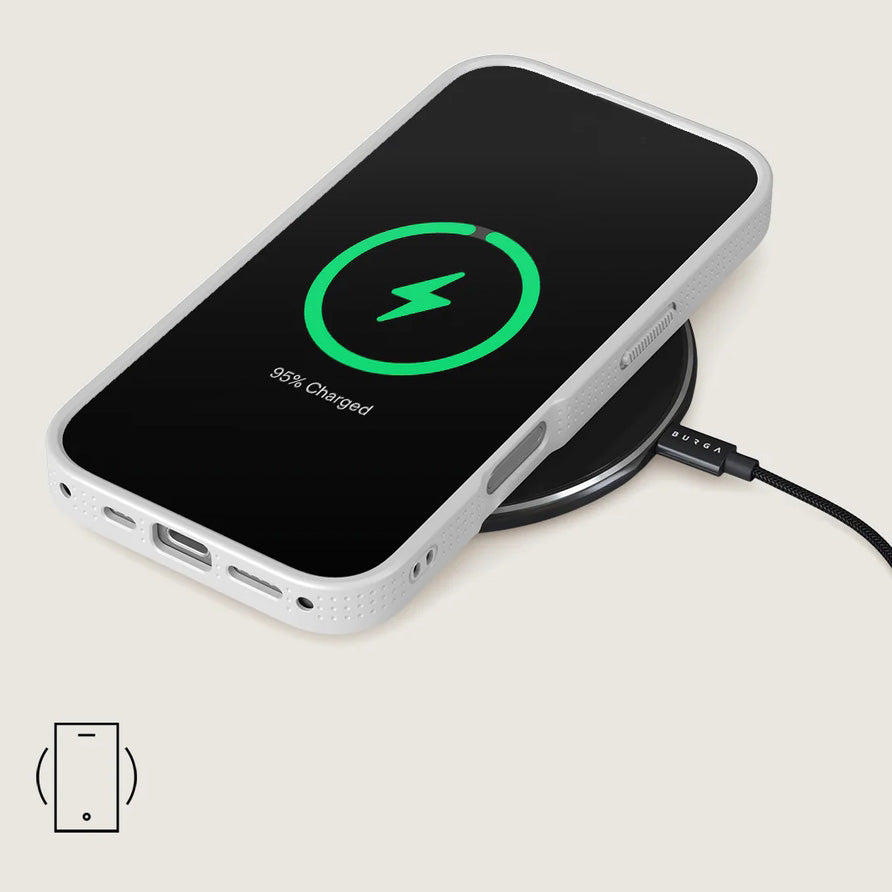 Handyhülle für iPhone 17, Burga Elite Light MagSafe, Derby Race Gold