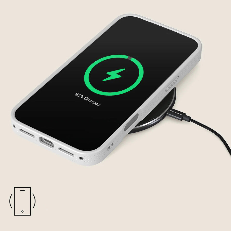 Handyhülle für iPhone 17 Pro Max, Burga Elite Light MagSafe, Derby Race Gold