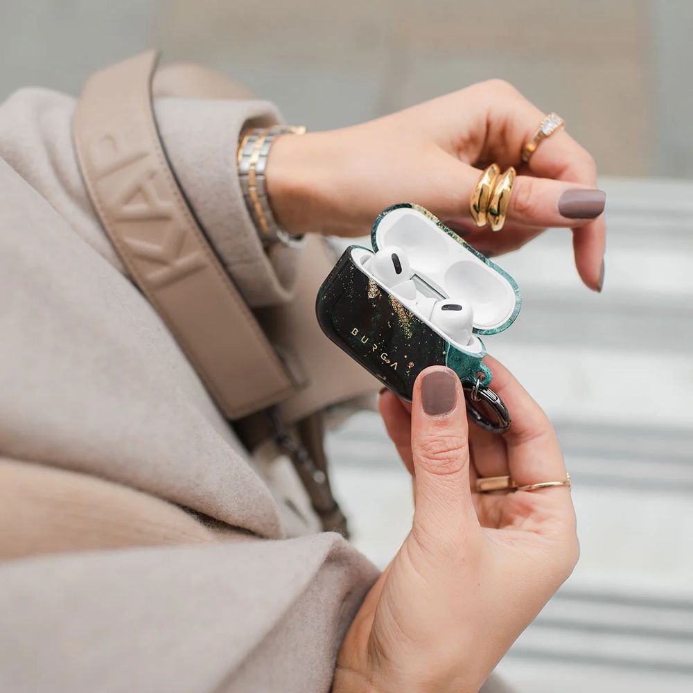 Schutzhülle für AirPods Pro 2, Burga Emerald Pool Tough, Mehrfarbig Marine