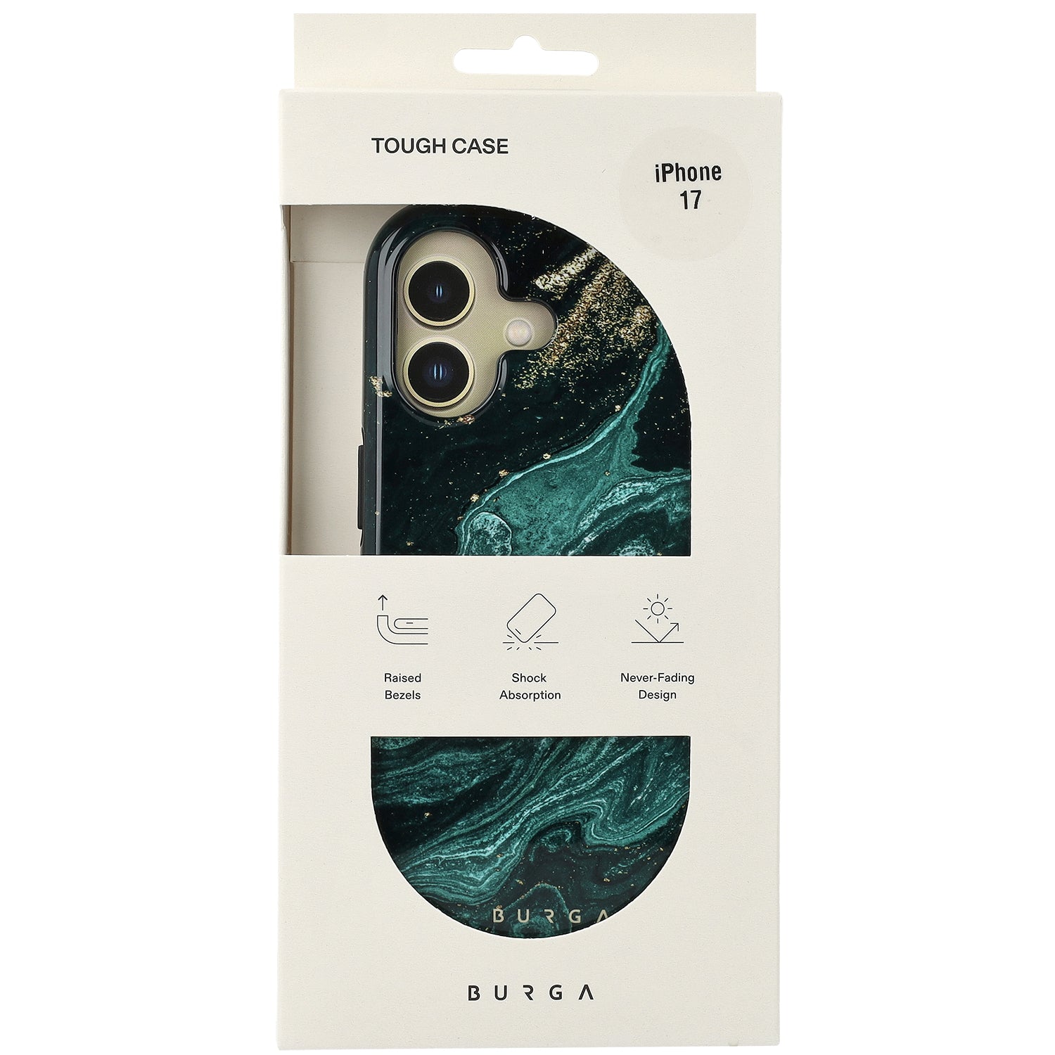 Handyhülle für iPhone 17, Burga Emerald Pool Tough Magnetic, Mehrfarbig marine