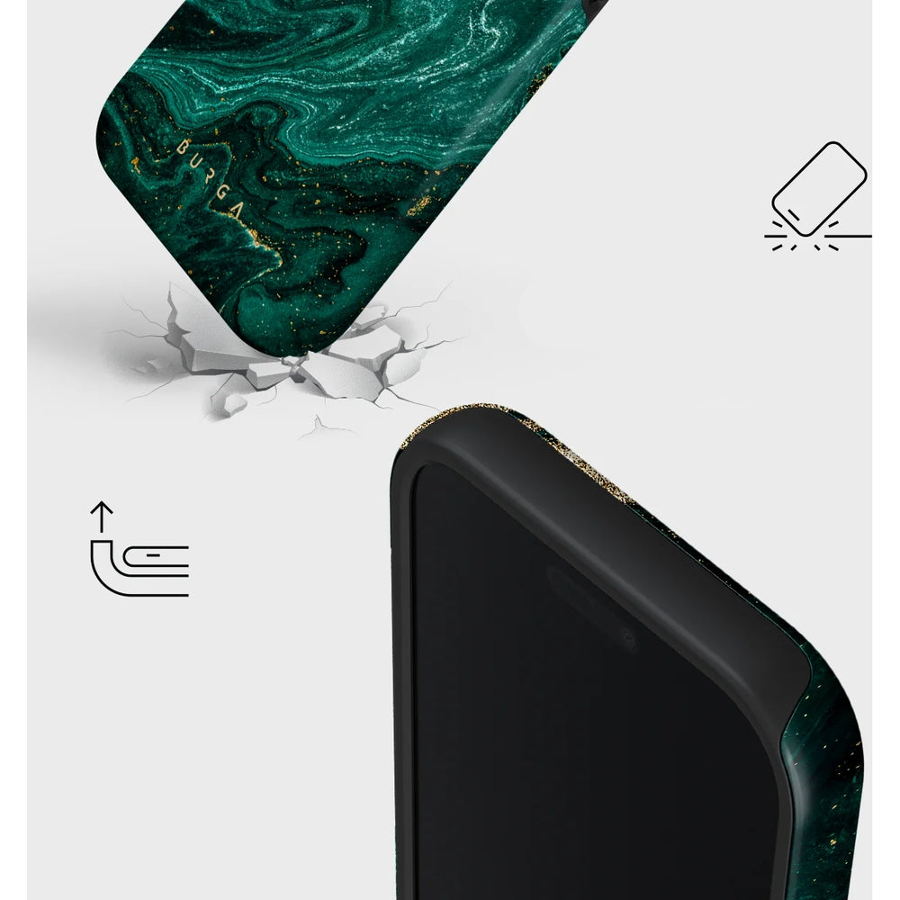 Handyhülle für iPhone Air, Burga Emerald Pool Tough Magnetic, Mehrfarbig marine