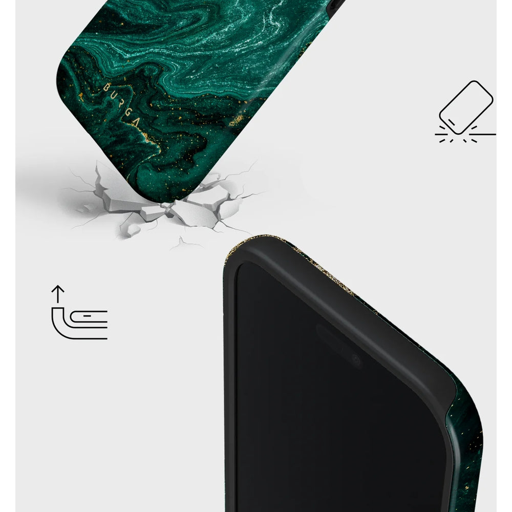 Handyhülle für iPhone 17 Pro, Burga Emerald Pool Tough Magnetic, Mehrfarbig marine