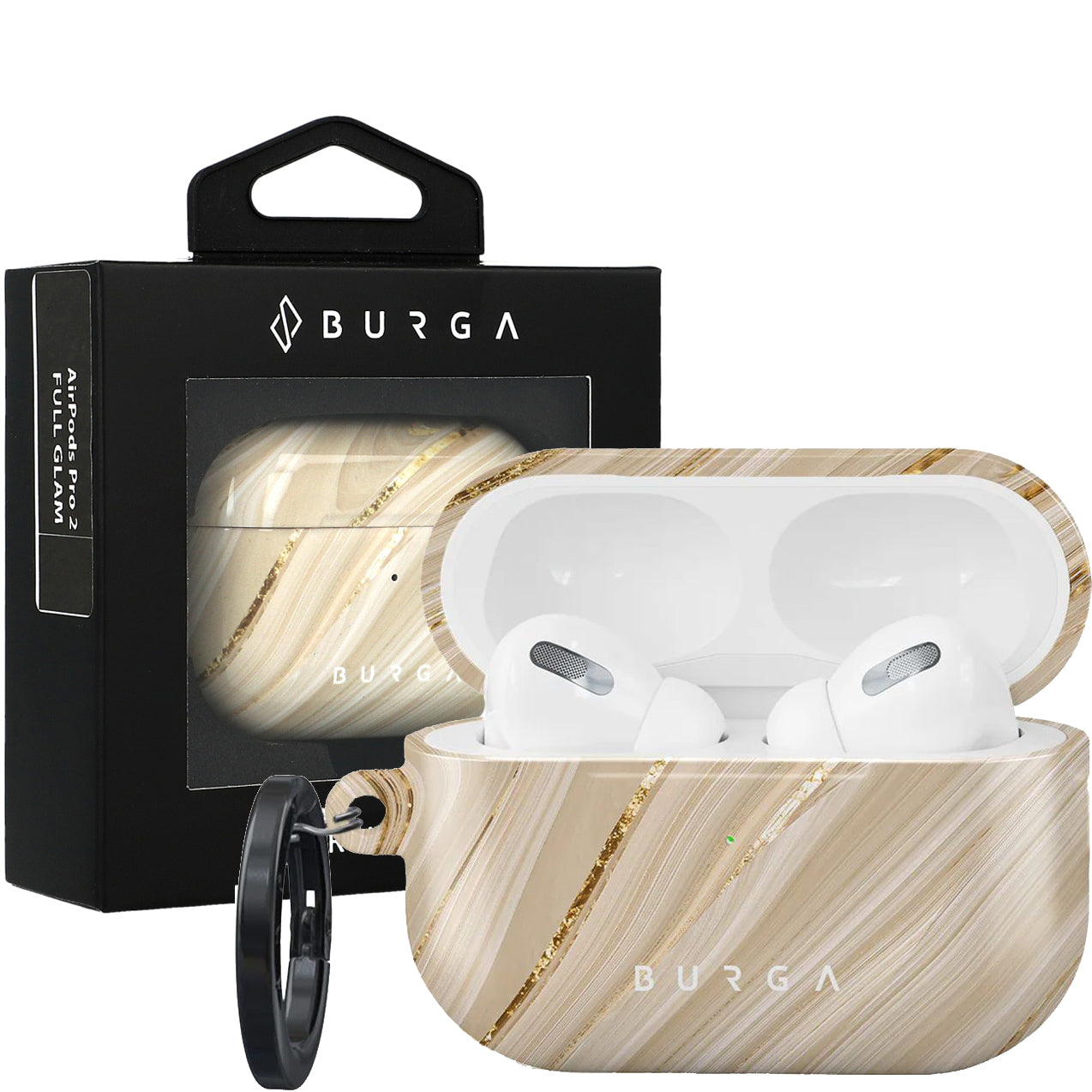 Schutzhülle für AirPods Pro 2, Burga Full Glam, Mehrfarbig Marine