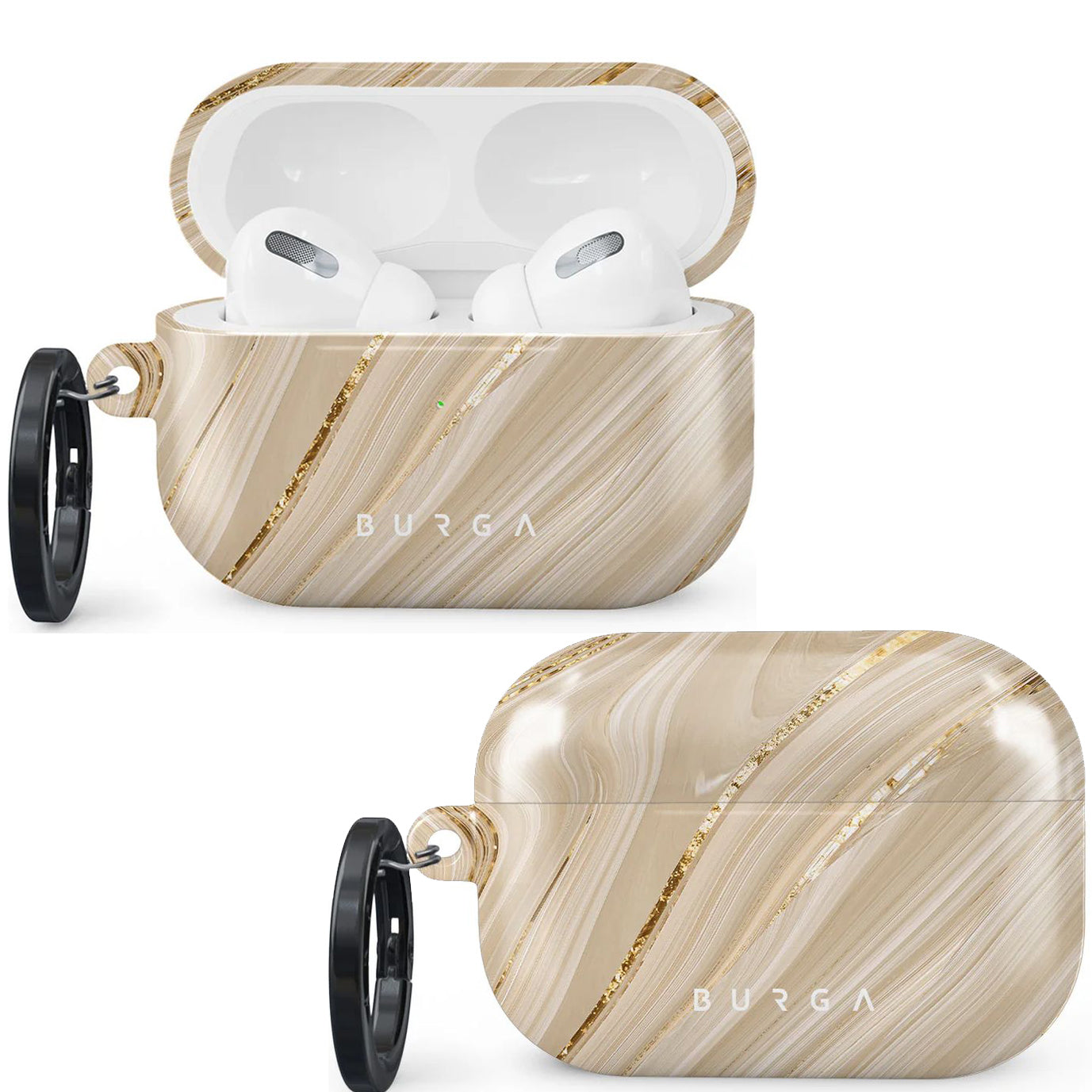 Schutzhülle für AirPods Pro 2, Burga Full Glam, Mehrfarbig Marine