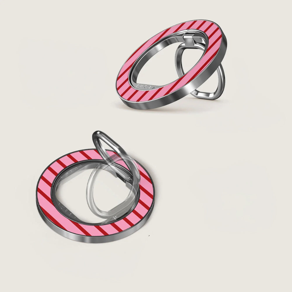 Finger-Magnet-Halterung / Ständer, Burga Favourite Bikini, Silbern-Rosa