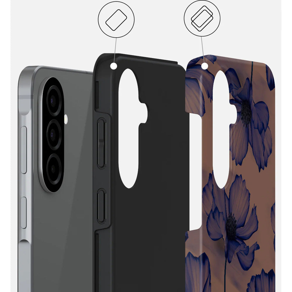 Handyhülle für Galaxy A57 5G, Burga Tough, Velvet Night