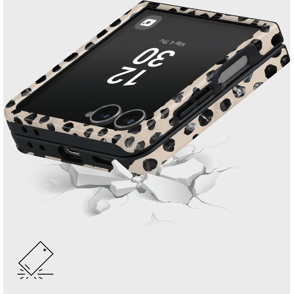 Handyhülle für Galaxy Z Flip7, Burga Tough, Almond Latte