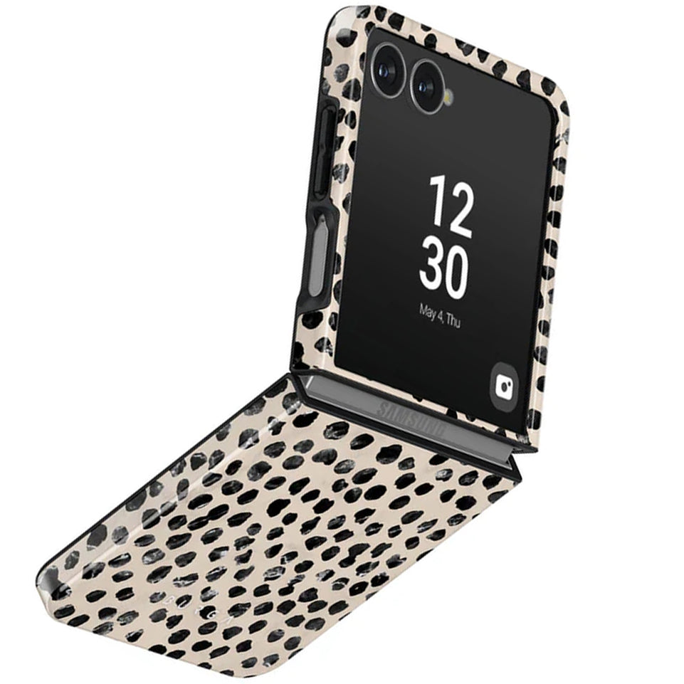 Handyhülle für Galaxy Z Flip7, Burga Tough, Almond Latte