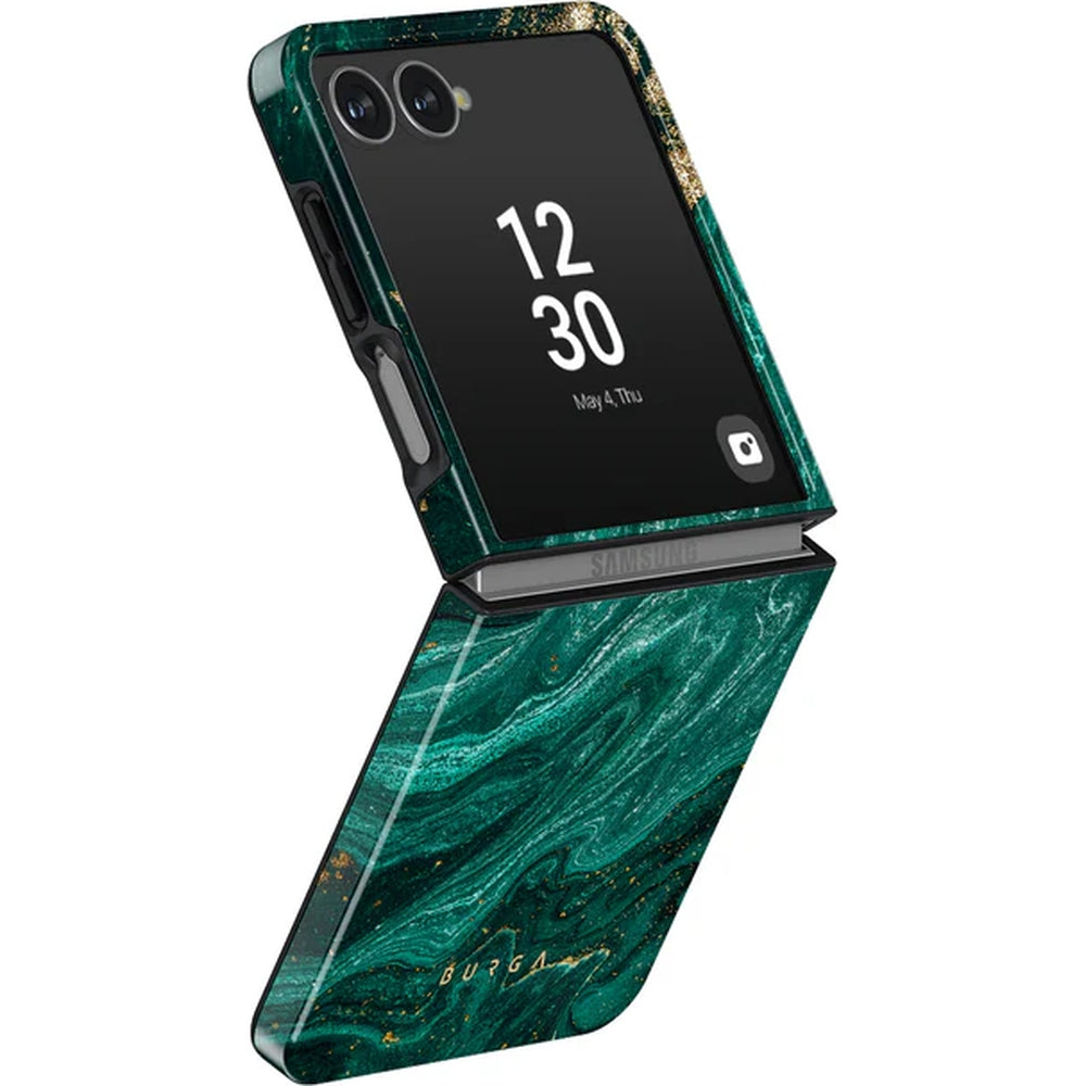 Handyhülle für Galaxy Z Flip7, Burga Tough, Emerald Pool