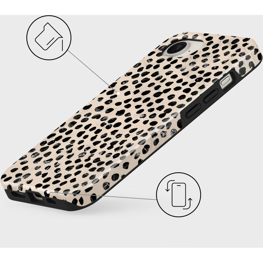 Handyhülle für iPhone 17e, Burga Tough Magnetic, Almond Latte