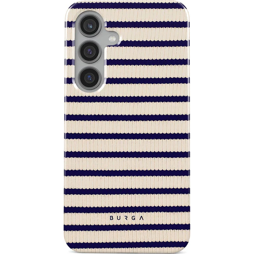 Handyhülle für Galaxy S24, Burga Old Money Tough, Beige und marineblau