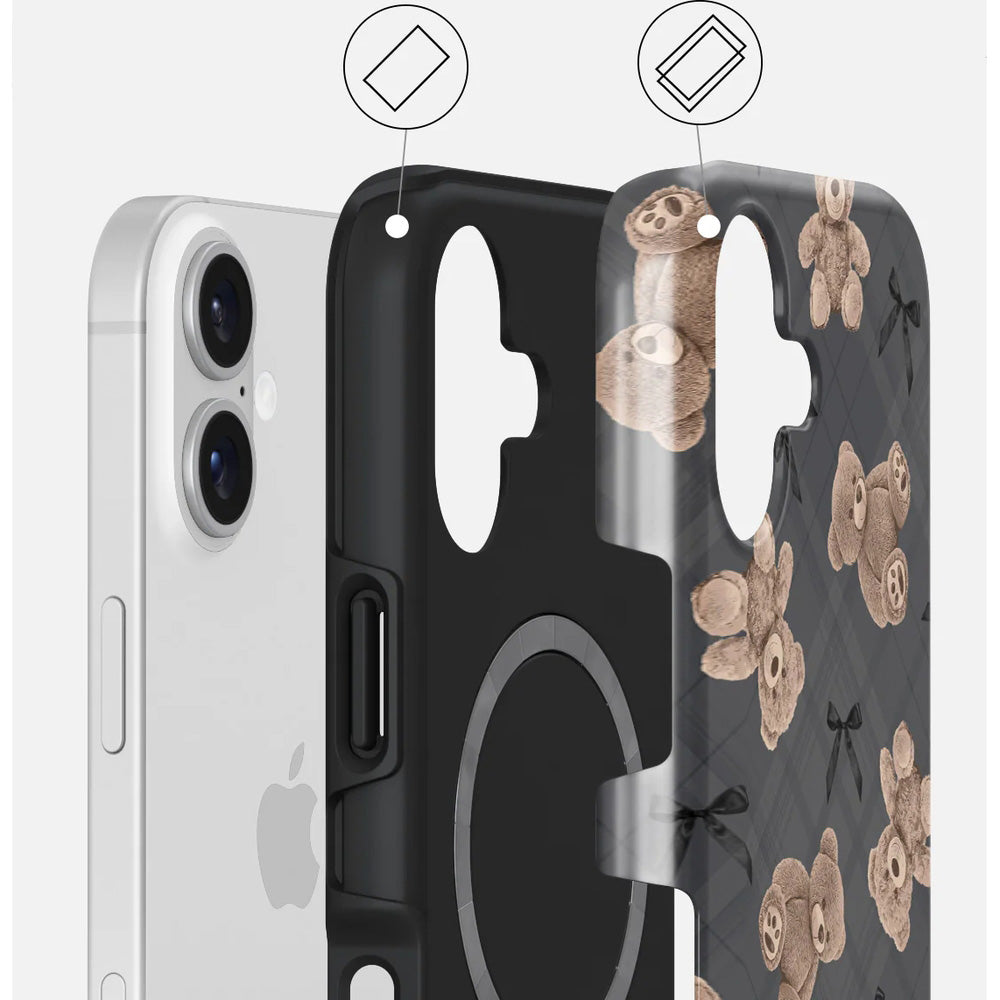 Handyhülle für iPhone 17, Burga Tough Magnetic, BFF