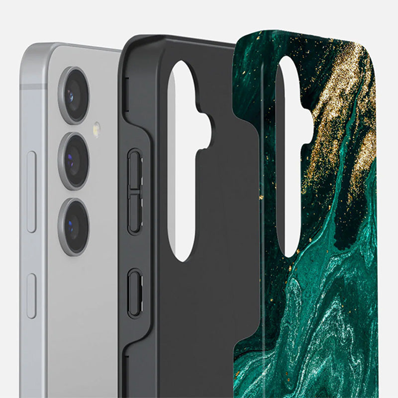 Handyhülle für Galaxy S24 FE, Burga Emerald Pool Tough, Mehrfarbig Marine