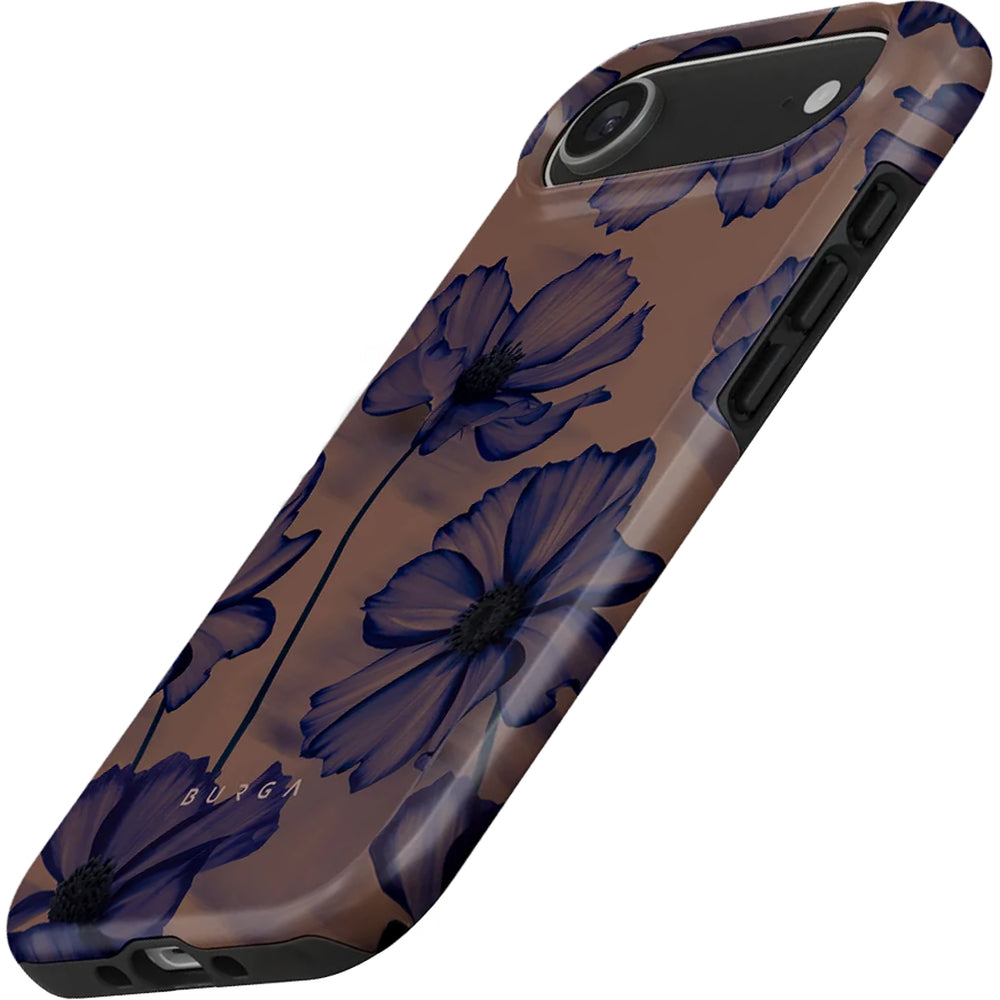 Handyhülle für iPhone Air, Burga Velvet Night Tough Magnetic, Braun und marineblau