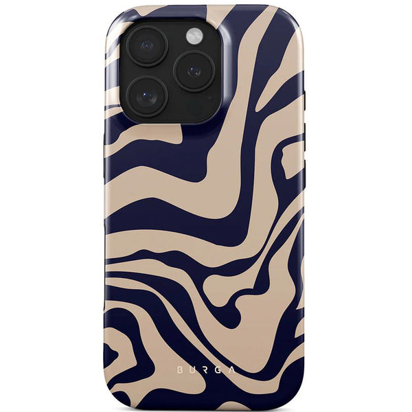 Handyhülle für iPhone 16 Pro, Burga Vigilant Tough Magnetic, Beige und