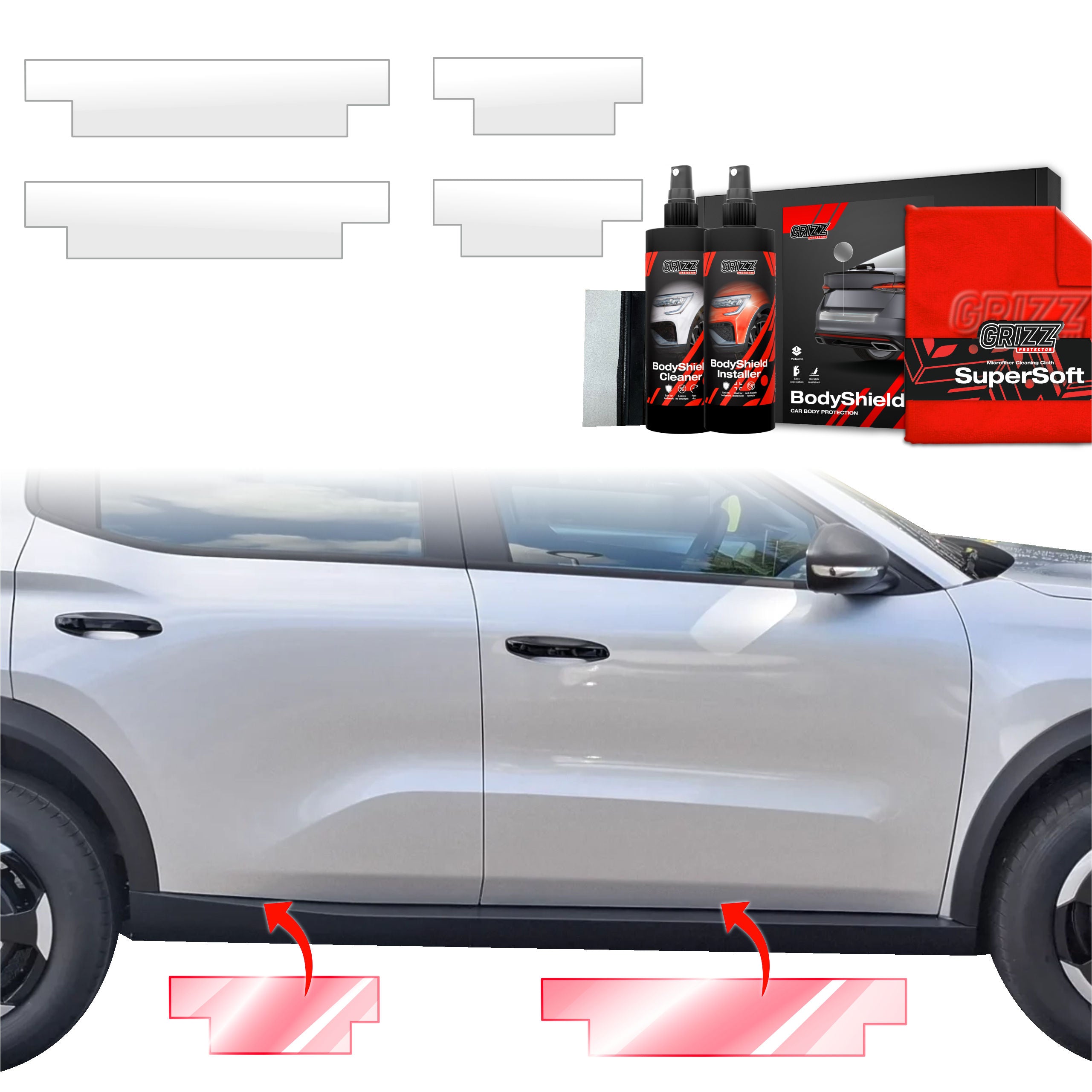 4in1 Schutzfolie Grizz Protector für Schweller - Opel Frontera (2024-2026)