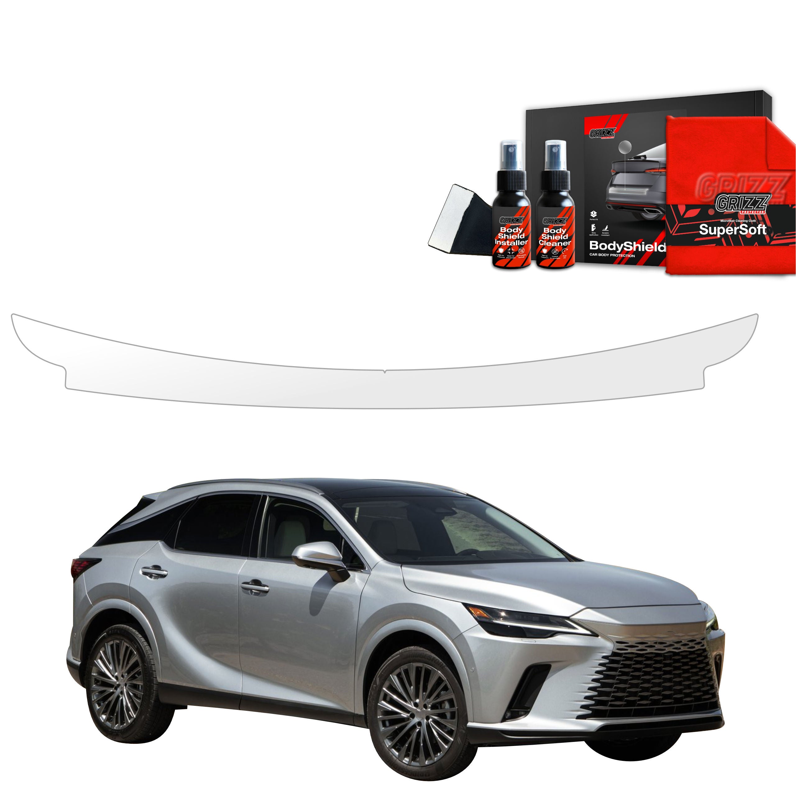 Schutzfolie Grizz Protector für Ladekante - Lexus RX 350h (2022-2026)