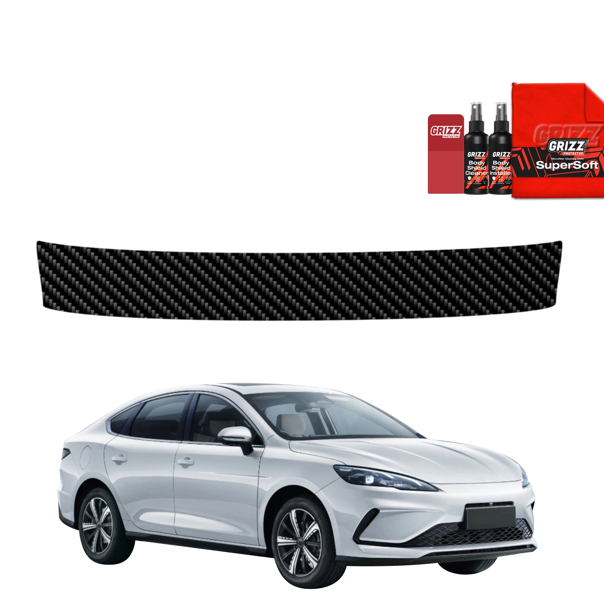 Kohlenstoff Schutzfolie Grizz Protector für Ladekante - BYD Seal 05 Dm-i (2025-2026)