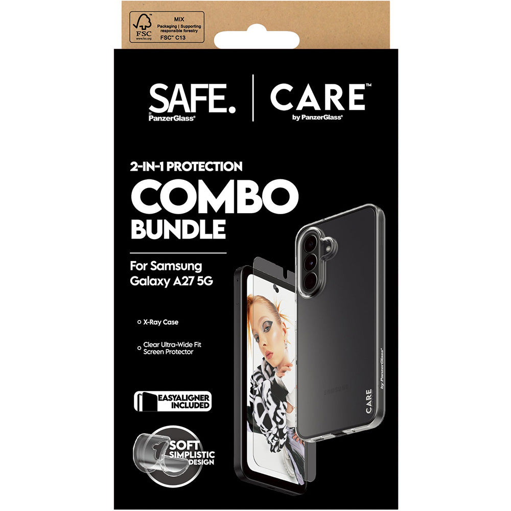 Handyhülle mit Glas für Galaxy S26+, PanzerGlass CARE Fashion 2in1 Combo Bundle, Transparent (6/6)
