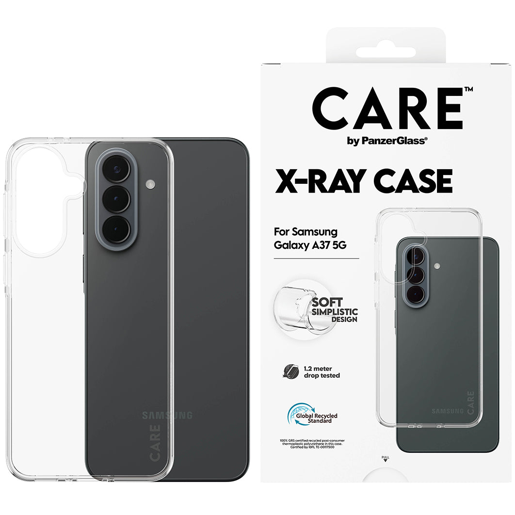 Handyhülle für Galaxy A37 5G, CARE by PanzerGlass X-Ray, Transparent