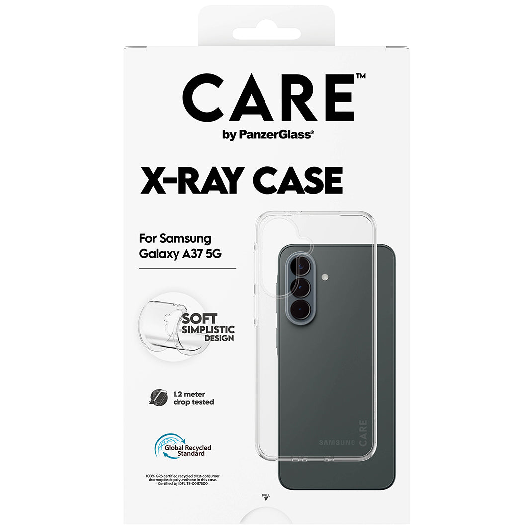 Handyhülle für Galaxy A37 5G, CARE by PanzerGlass X-Ray, Transparent