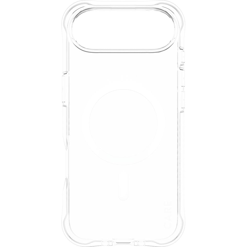 Handyhülle für iPhone Air, CARE by PanzerGlass Fashionable Samba MagSafe, Transparent und Weiß