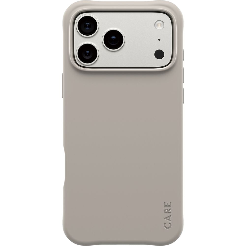 Handyhülle für iPhone 17 Pro Max, CARE by PanzerGlass Fashionable Samba MagSafe, Grau