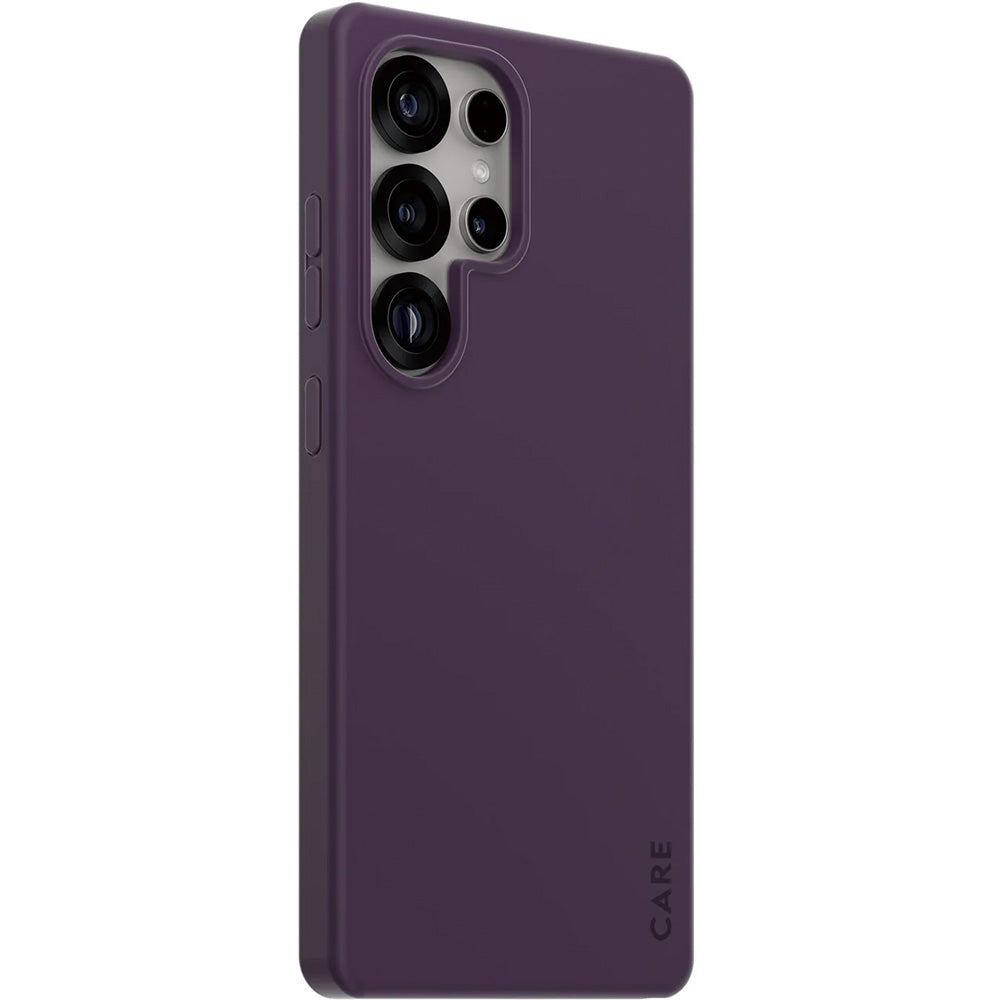 Handyhülle für Galaxy S25 Ultra, Care by PanzerGlass Fearlessly Fashionable Case Magnetic, Dunkelviolett