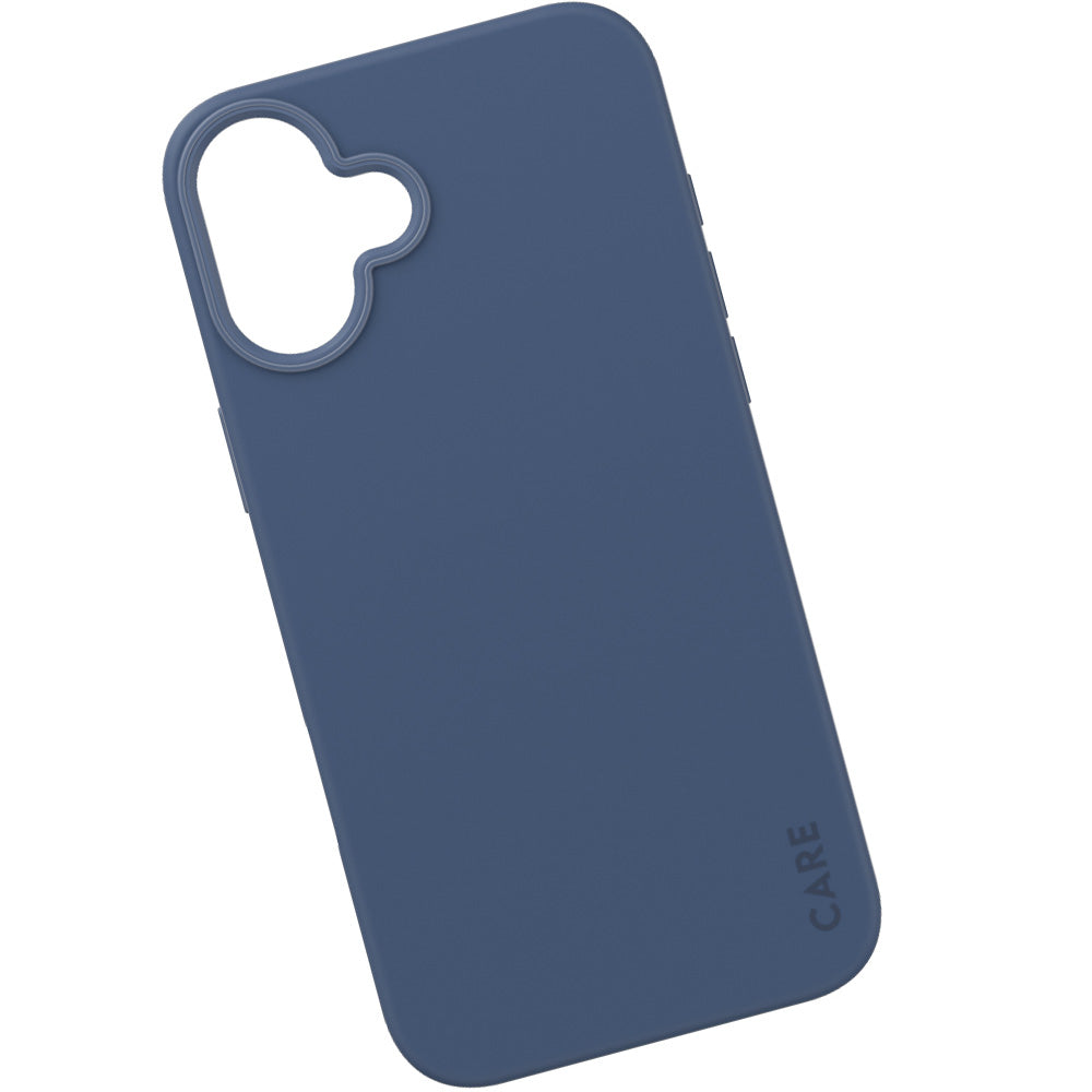 Handyhülle für iPhone 16 Plus, Care by PanzerGlass Fearlessly Fashionable Case mit MagSafe, Dunkelblau