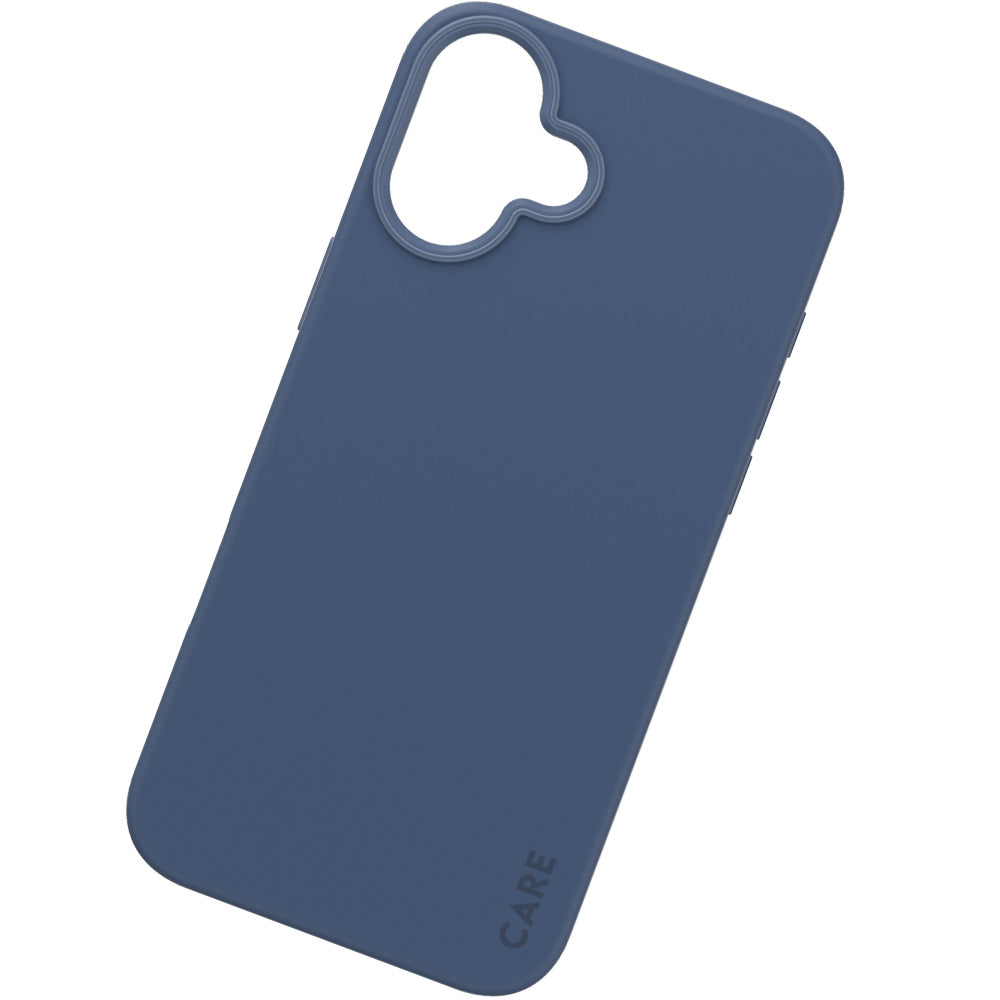 Handyhülle für iPhone 16 Plus, Care by PanzerGlass Fearlessly Fashionable Case mit MagSafe, Dunkelblau
