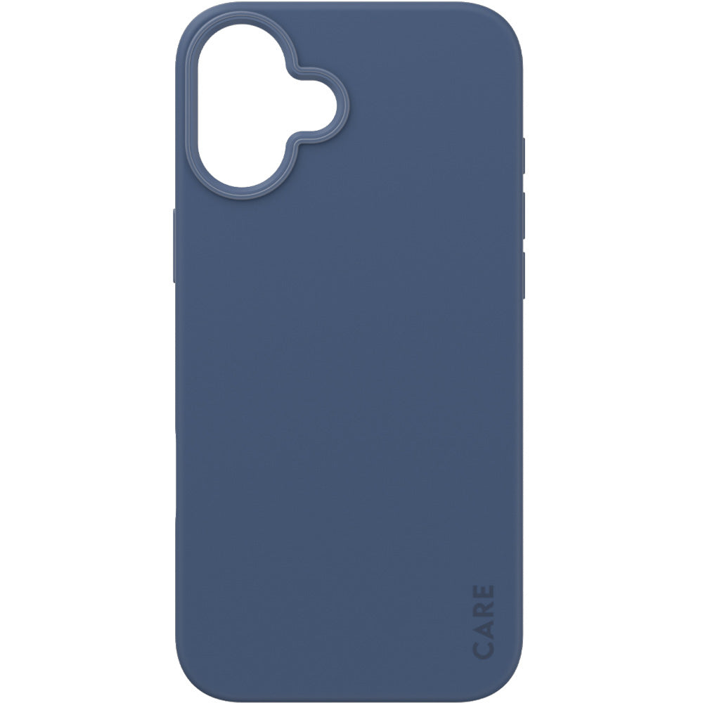 Handyhülle für iPhone 16 Plus, Care by PanzerGlass Fearlessly Fashionable Case mit MagSafe, Dunkelblau