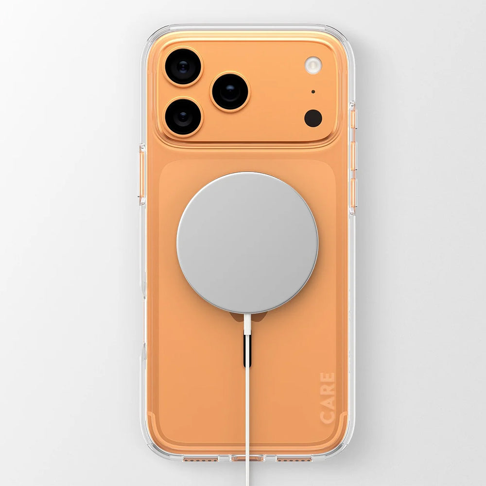 Handyhülle für iPhone 17 Pro Max, CARE by PanzerGlass Flagship Urban Explorer mit MagSafe, Transparent-Schwarz