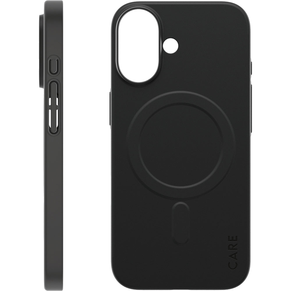 Handyhülle für iPhone 17, CARE by PanzerGlass SL1M mit MagSafe, Schwarz