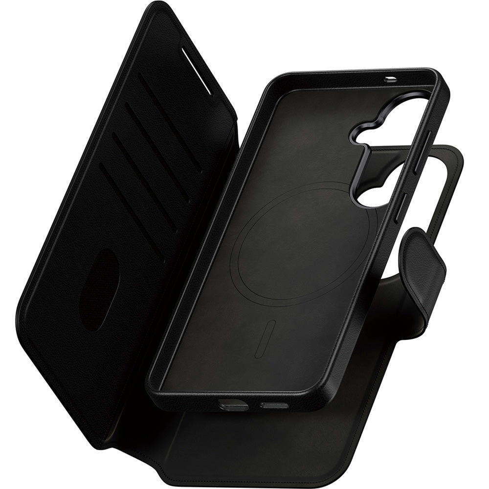 Handyhülle für Galaxy S26, CARE by PanzerGlass Tango 2in1 Wallet mit MagSafe, Schwarz
